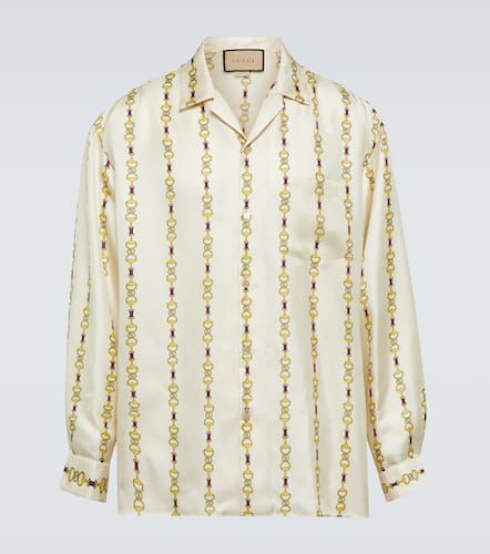 Gucci Horsebit silk shirt - Gucci - Modalova