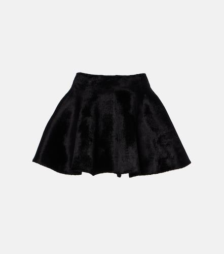 Alaia Flared wool-blend miniskirt - Alaia - Modalova