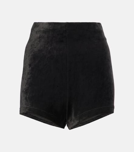 Lilies Dirt velvet jersey shorts - Rick Owens - Modalova