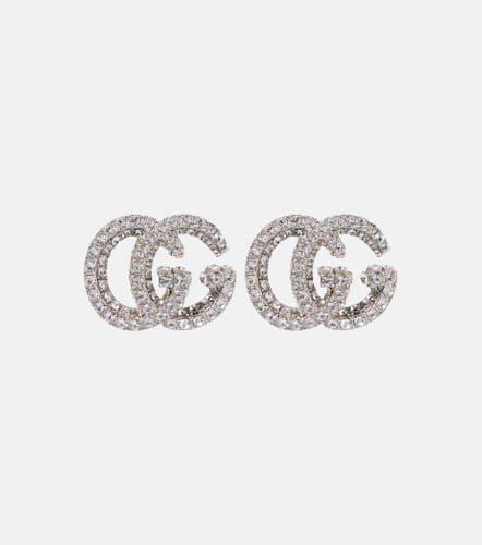 GG Marmont embellished earrings - Gucci - Modalova