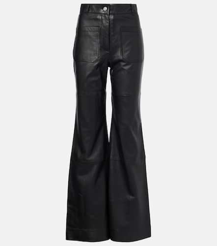High-Rise Bootcut-Hose Alina aus Leder - Victoria Beckham - Modalova
