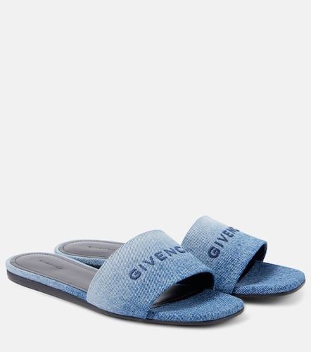 Givenchy Sandali in denim con logo - Givenchy - Modalova