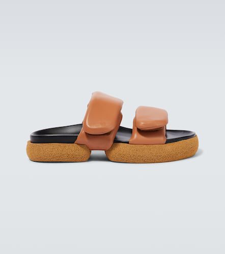 Leather platform sandals - Dries Van Noten - Modalova