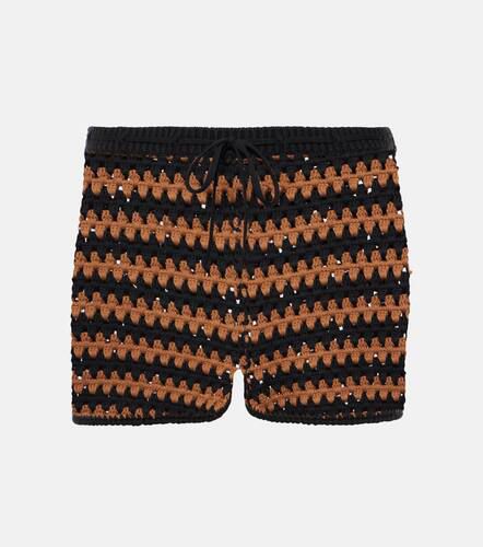 Staud Samara cotton crochet shorts - Staud - Modalova