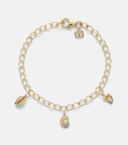Kt charm bracelet with diamonds - Sydney Evan - Modalova