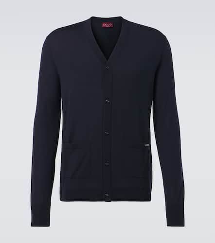 Gucci Logo wool cardigan - Gucci - Modalova