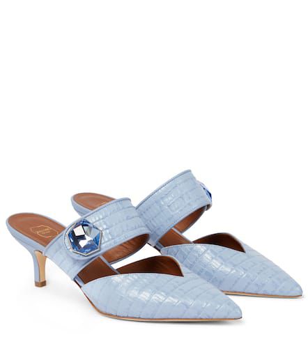 Lola 45 croc-effect leather mules - Malone Souliers - Modalova