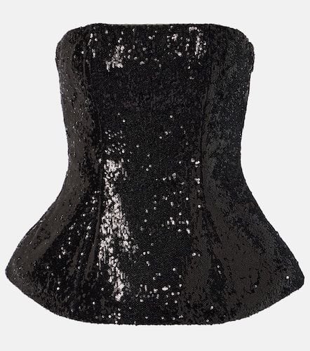 Sequined bustier top - Giuseppe di Morabito - Modalova