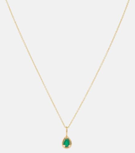 Bonbon 14kt pendant necklace with emerald - Stone and Strand - Modalova
