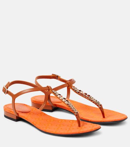 Signoria leather thong sandals - Gucci - Modalova