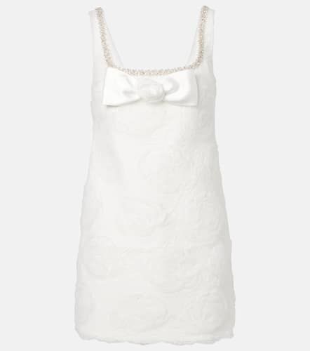Embellished floral tulle minidress - Self-Portrait - Modalova