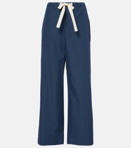 Argento cotton wide-leg pants - 'S Max Mara - Modalova