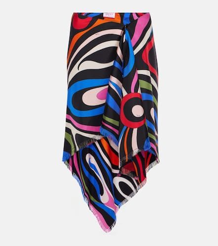 Marmo asymmetric silk miniskirt - Pucci - Modalova