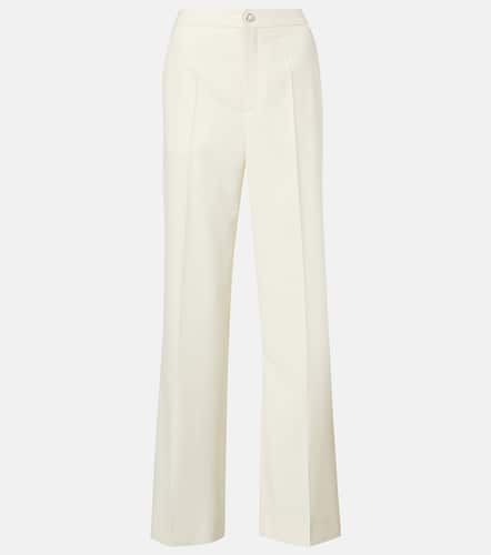 High-rise gabardine flared pants - Moncler - Modalova