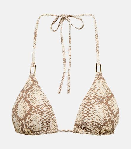 Cancun snake-print bikini top - Melissa Odabash - Modalova