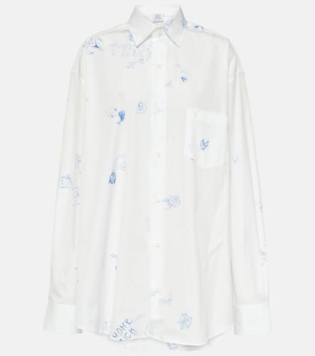 Vetements Printed cotton shirt - Vetements - Modalova