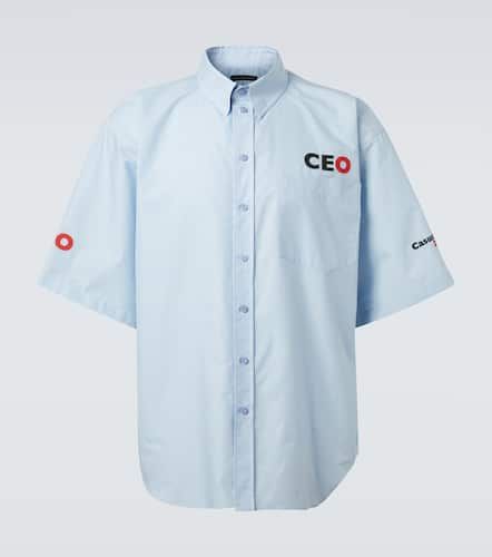 Chemise oversize en coton - Balenciaga - Modalova