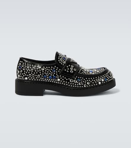 Prada Embellished leather loafers - Prada - Modalova