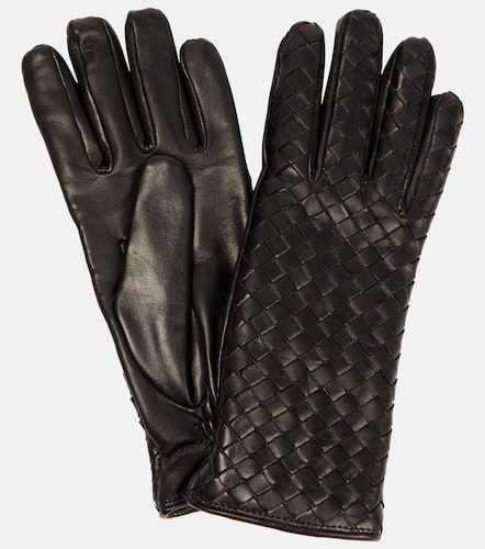 Guantes de piel Intrecciato - Bottega Veneta - Modalova