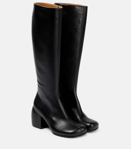 Knee-high leather boots - Dries Van Noten - Modalova
