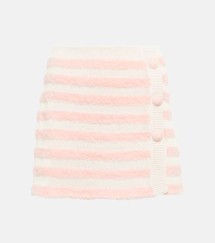 Striped wool-blend tweed miniskirt - Balmain - Modalova