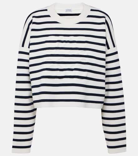 Anagram cotton jersey sweatshirt - Loewe - Modalova