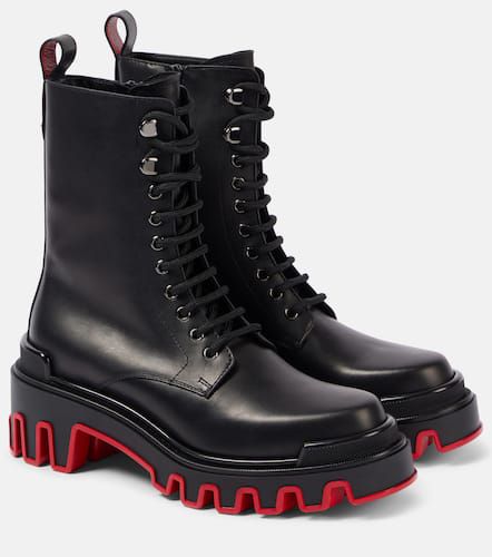 Botas con cordones Dune Trott Alta de piel - Christian Louboutin - Modalova