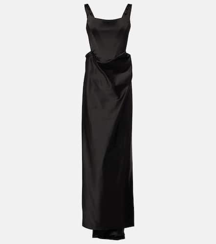 Camille draped crêpe satin bustier gown - Vivienne Westwood - Modalova