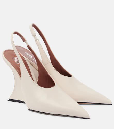 Nina 105 leather slingback pumps - Paris Texas - Modalova