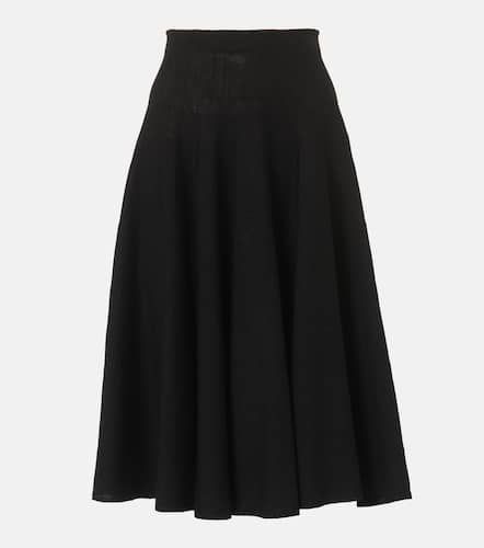 Jaliah linen and cotton-blend midi skirt - The Row - Modalova