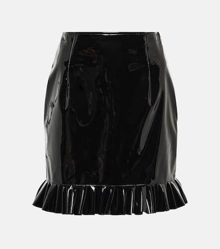Faux leather miniskirt - Alessandra Rich - Modalova