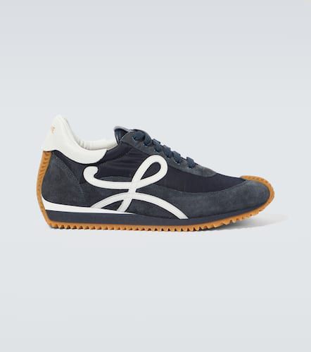 Flow Runner suede-trimmed sneakers - Loewe - Modalova