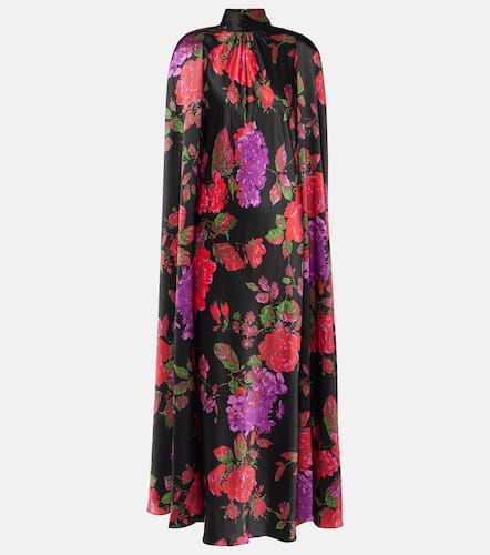 Caped floral silk maxi dress - Rodarte - Modalova
