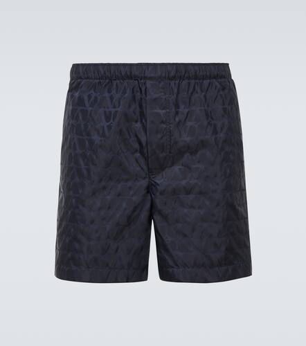 Valentino Logo jacquard swim trunks - Valentino - Modalova