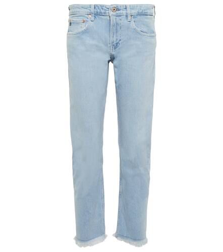 Mid-Rise Cropped Jeans Girlfriend - AG Jeans - Modalova