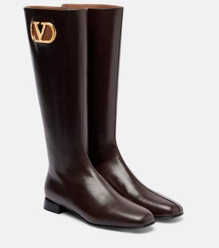 VLogo Signature leather boots - Valentino Garavani - Modalova