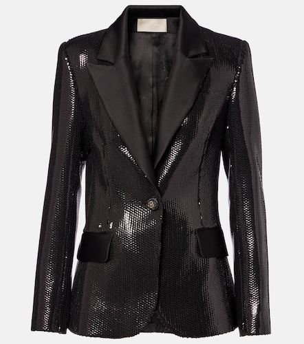 Blazer en satin à sequins - Elie Saab - Modalova