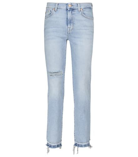 Mid-Rise Jeans The Straight Crop - 7 For All Mankind - Modalova