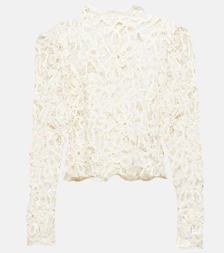 Neline floral embroidered cotton top - Isabel Marant - Modalova