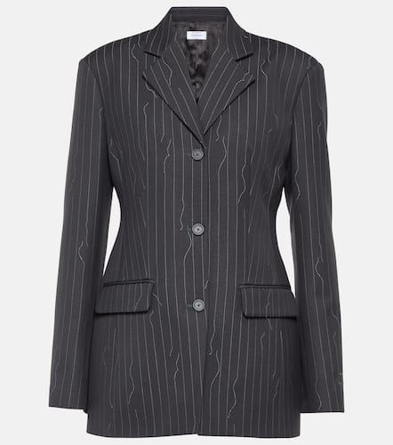 Pinstripe single-breasted blazer - Off-White - Modalova