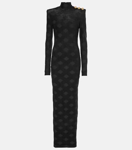 Balmain Checked bouclÃ© gown - Balmain - Modalova