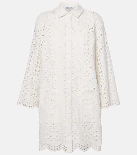 Sumatra broderie anglaise cotton shirtdress - Veronica Beard - Modalova