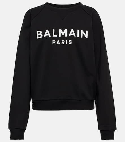 Sweatshirt aus Baumwoll-Jersey - Balmain - Modalova