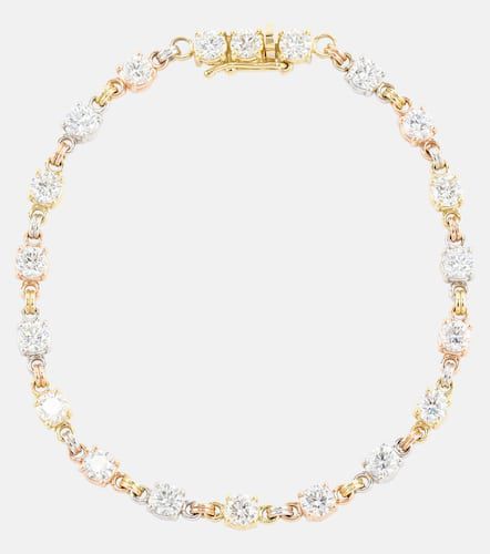 Bracciale Aysa in oro giallo, rosa e bianco 18kt con diamanti - Spinelli Kilcollin - Modalova