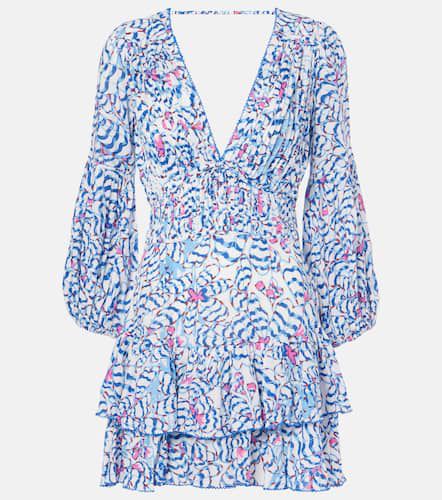 Chiara printed ruffled minidress - Poupette St Barth - Modalova