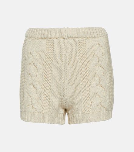 Cable-knit cashmere shorts - Magda Butrym - Modalova