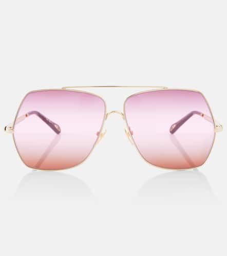 ChloÃ© Aly square sunglasses - Chloe - Modalova