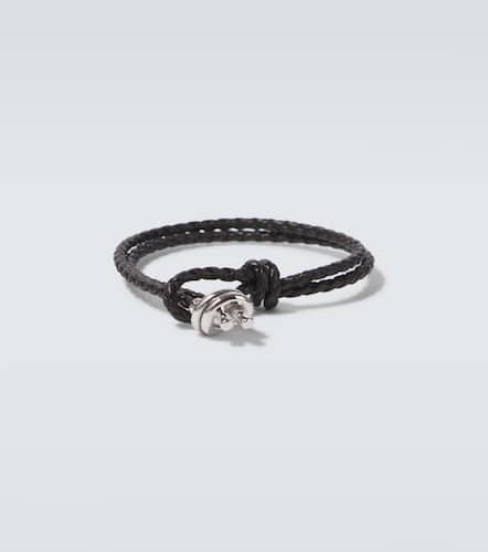 Armband aus Leder und Sterlingsilber - Bottega Veneta - Modalova