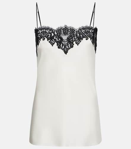 Lace-trimmed satin camisole - Stella McCartney - Modalova