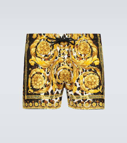 Badeshorts mit Baroque-Print - Versace - Modalova